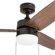 preview thumbnail 15 of 13, Copper Grove Glenfaba 42-inch Espresso Ceiling Fan with 3 Barnwood Blades