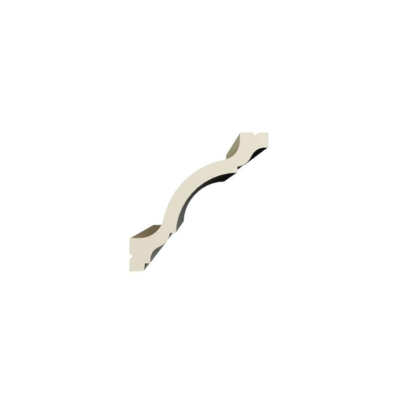 2 3/4"H x 2 3/4"P x 3 7/8"F x 96"L Pheonix Crown Moulding - 1-Pack