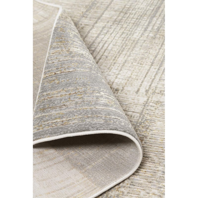 Grand Bazaar Tripoli Machine Made Abstract Modern Area Rug