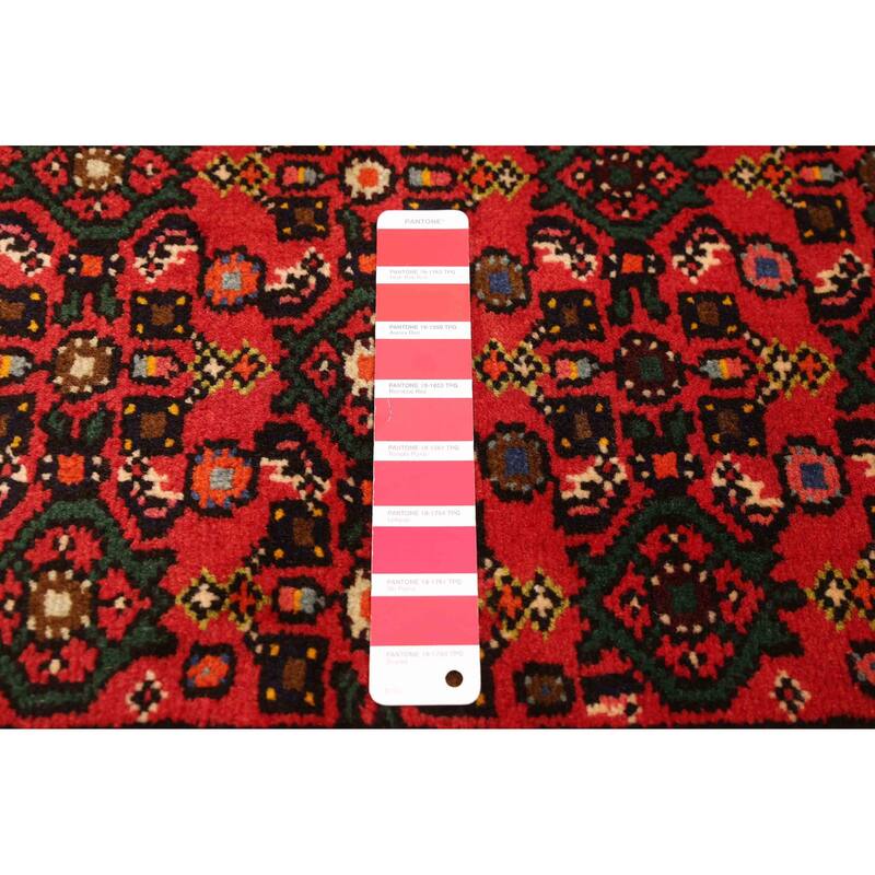 ECARPETGALLERY Hand-knotted Andelz Red Wool Rug - 2'5 x 9'2