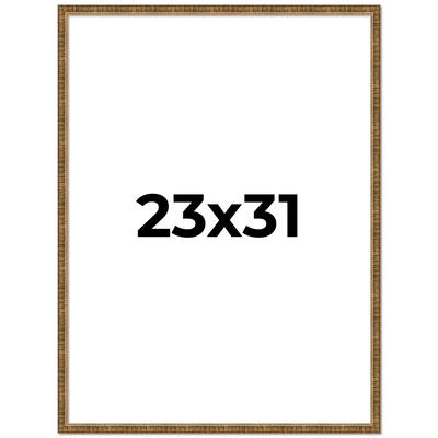 23x31 Frame Gold Picture Frame - Complete Modern Photo Frame Includes