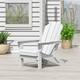 Laguna Folding Poly Eco-Friendly All Weather Outdoor Adirondack Chair