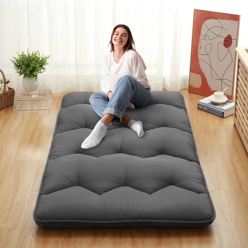 Japanese Futon Floor Mattress, Japanese Style Floor Mattress Sleeping Mattress Pad Tatami Mat