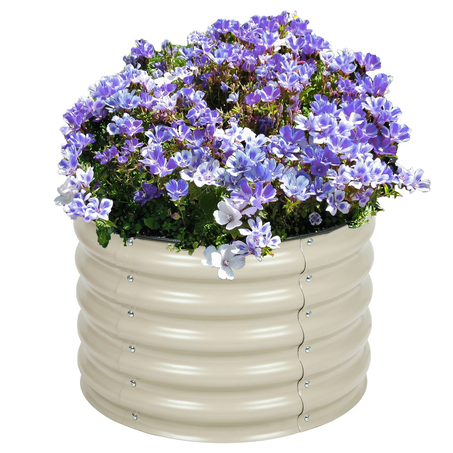 Aoodor Metal Raised Garden Bed Galvanized Outdoor Garden Planter Box