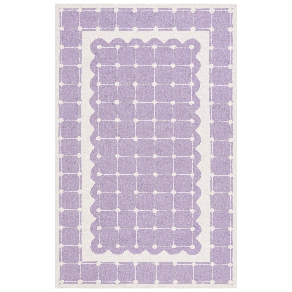 SAFAVIEH Handmade Kids Sijtske Geometric Wool Rug