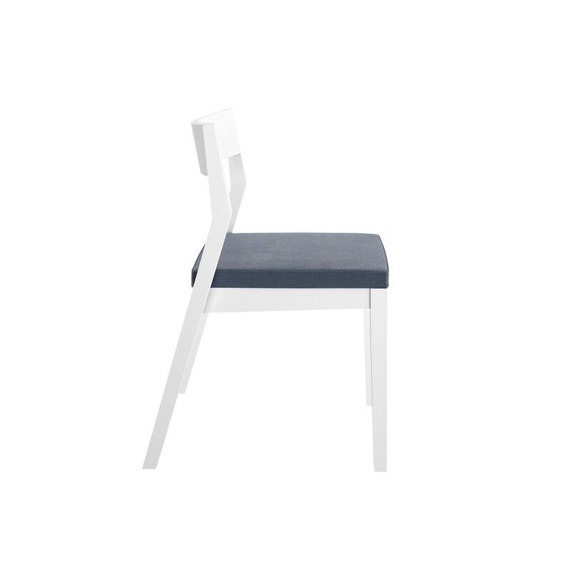 Plank and Beam Modern Solid Wood Upholstered Cushion Dining Chair - Set of 2