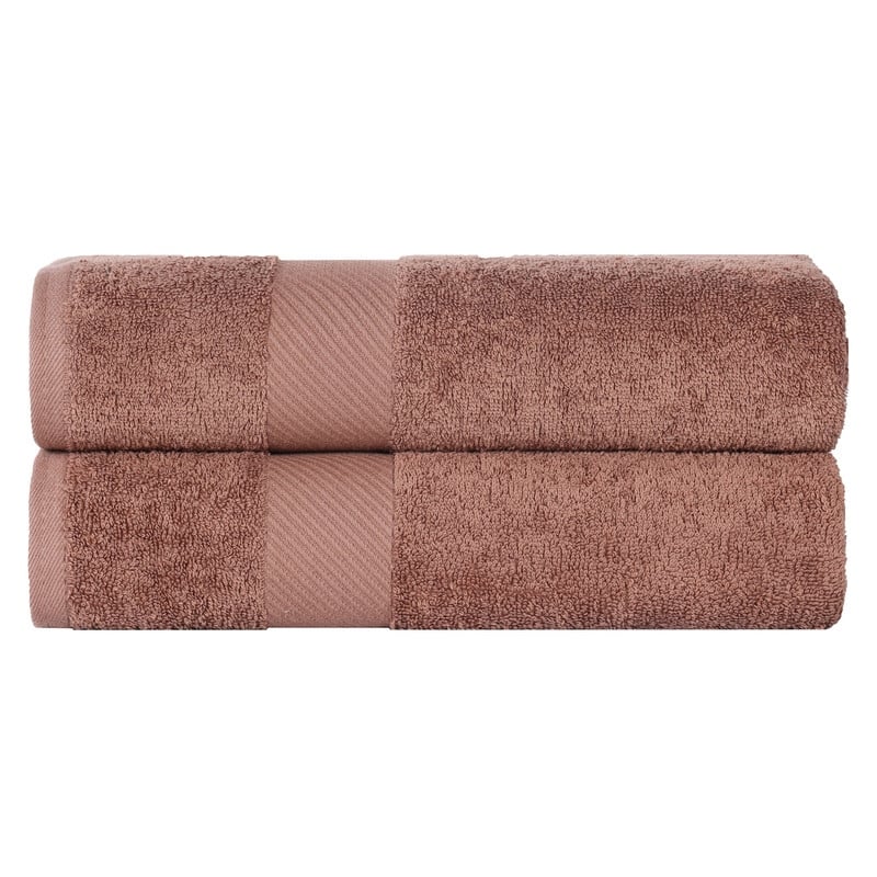 Superior Luxury Solid Highly Absorbent Egyptian Cotton Bath Sheet Towel - (Set of 2)