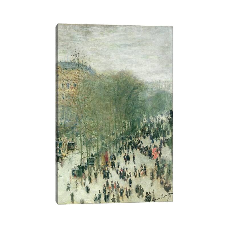 iCanvas "Boulevard des Capucines, 1873-4 " by Claude Monet Canvas Print