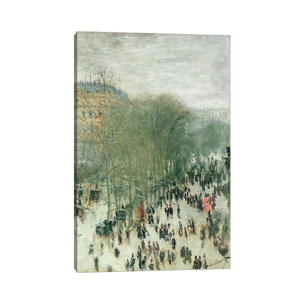 iCanvas "Boulevard des Capucines, 1873-4 " by Claude Monet Canvas Print