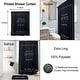preview thumbnail 10 of 12, Polyester Shower Curtain - 79x71 inches - Writing Design