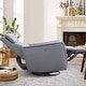 preview thumbnail 11 of 19, 32.3'' Wide Power Swivel Rocker Recliner Chairwith USB Ports