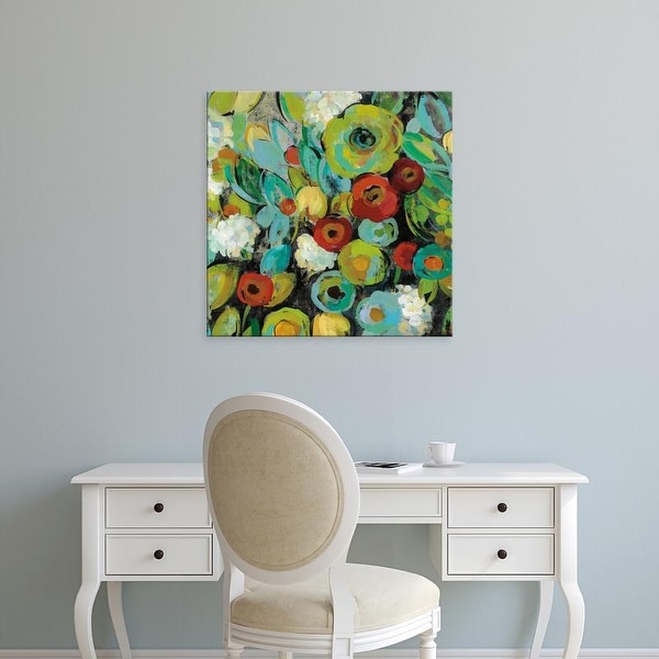 Easy Art Prints Silvia Vassileva's 'Fiesta Floral Crop' Premium Canvas Art