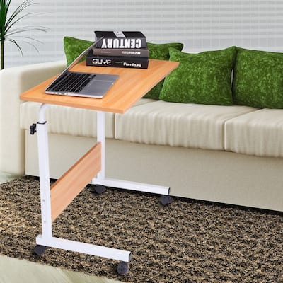 38.5" Removable Chipboard & Steel Computer Desk Side Table