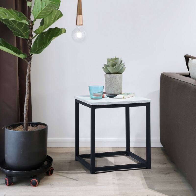 Nightstand with Metal Frame