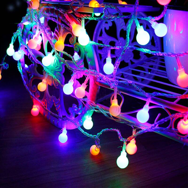 33ft LED Fairy String Light 8 Lighting Modes Party Hanging Light Outdoor/Indoor