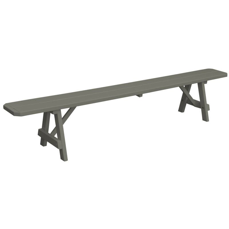 Pine 8' Traditional Bench