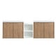 preview thumbnail 120 of 131, BNK 12/24/36/48/60 Inch Wall-Mounted Bathroom Vanity, Bathroom Cabinet with Doors or Side Shelves