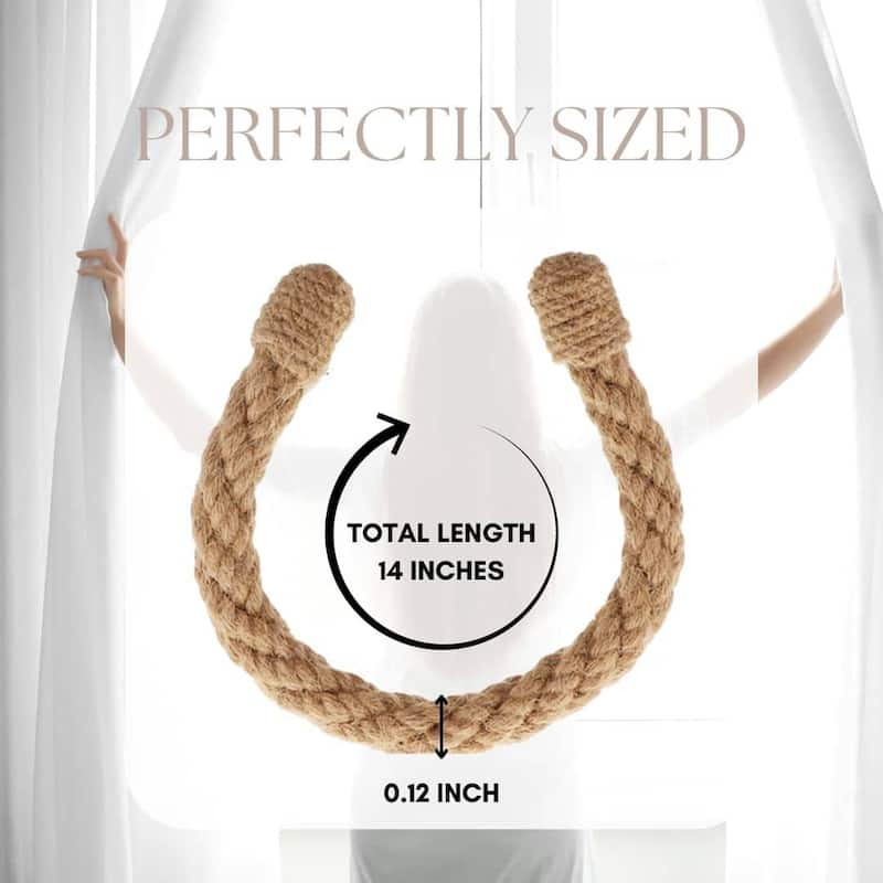 Elegant Rope Curtain Tie Backs Decorative Holdbacks