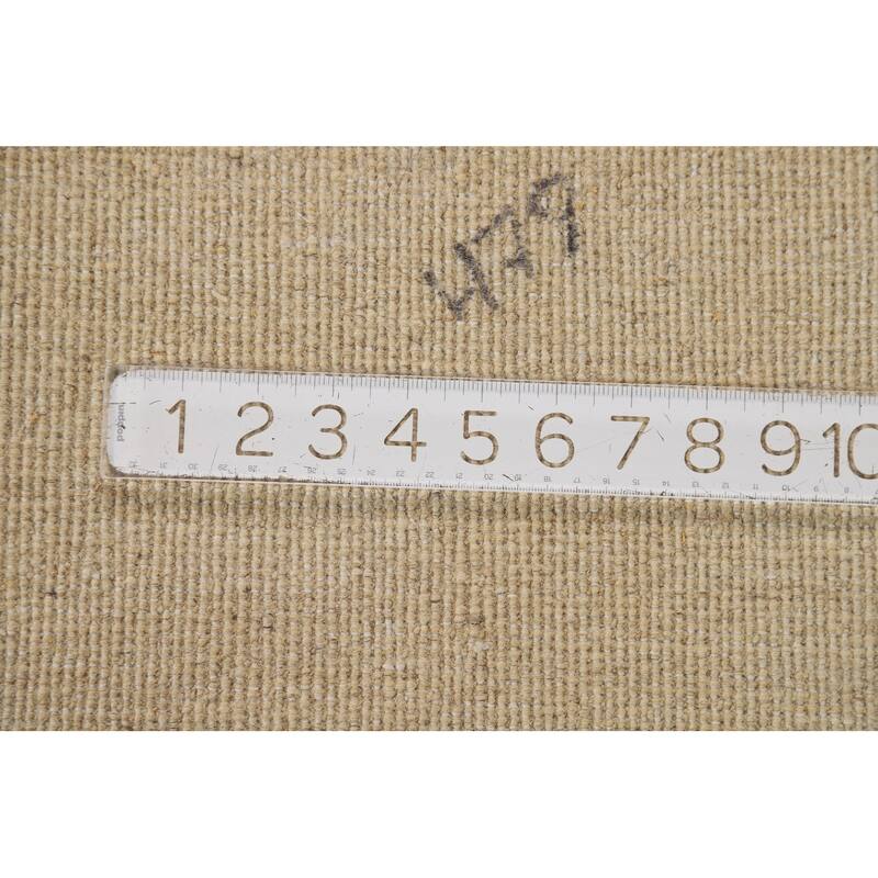 Gabbeh Modern Runner Rug Hand-Knotted Wool Carpet - 3'0"x 9'8"