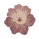 preview thumbnail 1 of 5, Violet Hand-Tufted Wool Nursery Rug (36" Round)