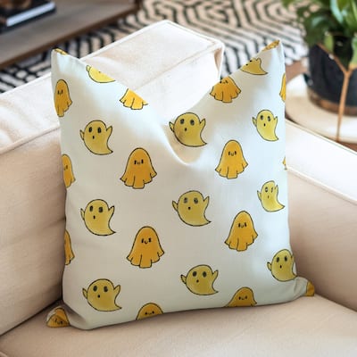 Halloween Block Print Nursery Baby Décor Farmhouse Gift Pillow Cover