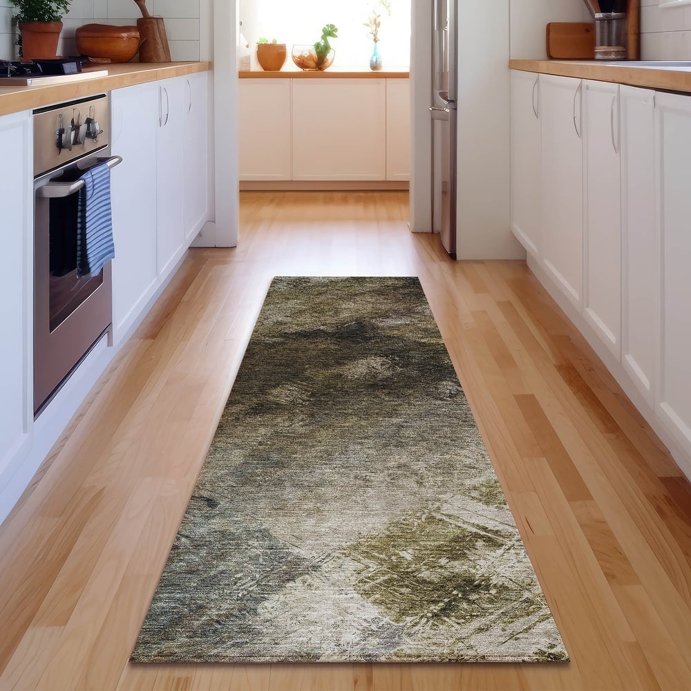 Premium Washable Super Soft Contemporary Abstract Mayfield Rug