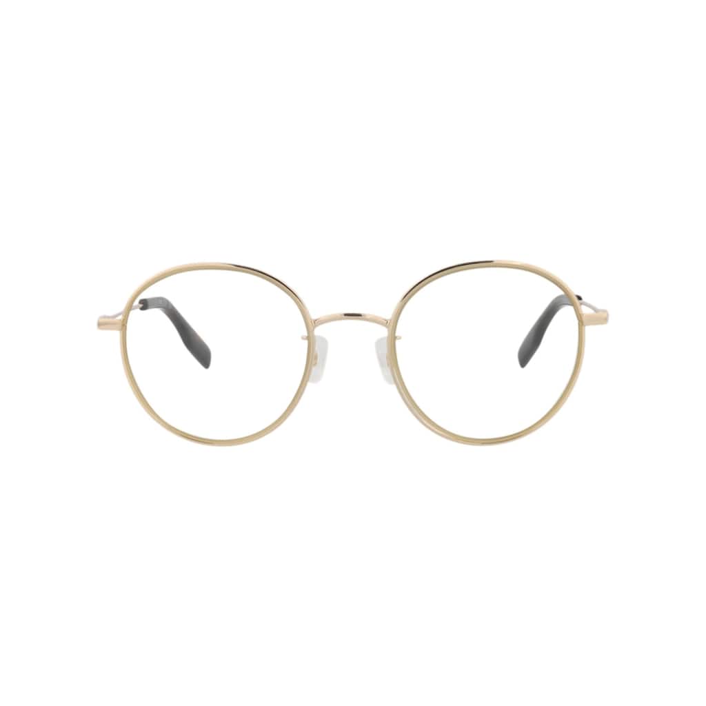 McQ Alexander McQueen Round-Frame Metal Optical Frames