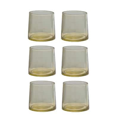 Modern Drinking Glass - 2.8"L x 2.8"W x 2.8"H
