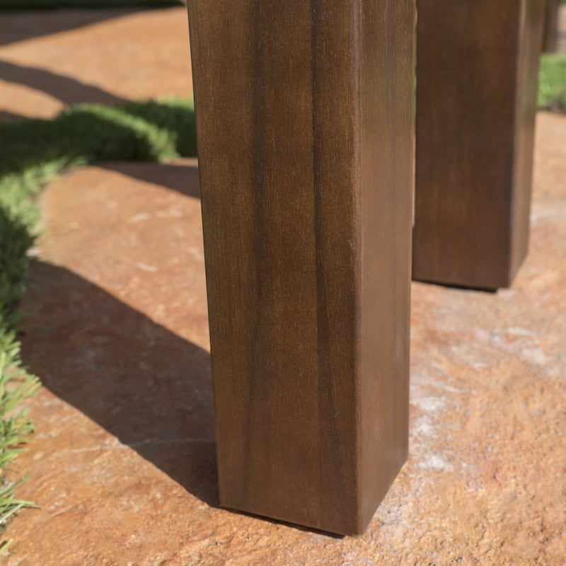 Manila Outdoor Acacia Wood Dining Table by Christopher Knight Home - 69"W x 35"D x 29.5"H