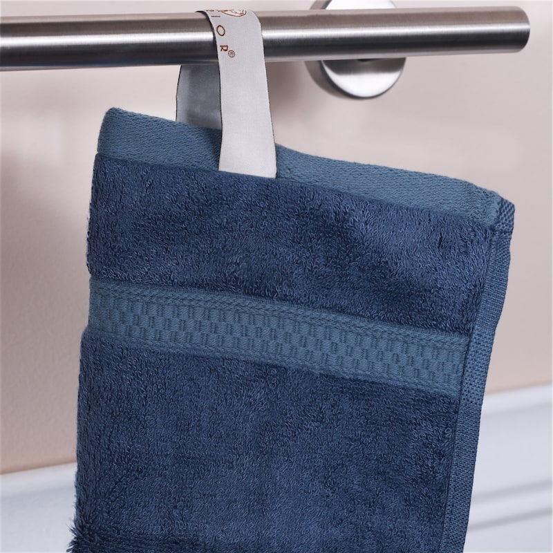 Superior Rayon from Bamboo/Cotton Face Towel - (Set of 12)