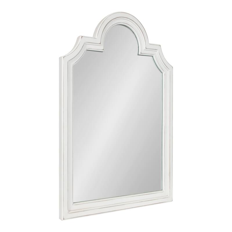 Kate and Laurel Sindahl Framed Arch Wall Mirror - 26x35.25 - 26x35.25 - White
