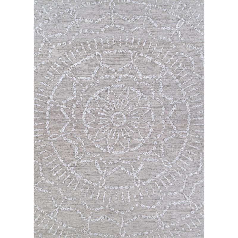 Woodland Flower Petal Indoor/Outdoor Area Rug