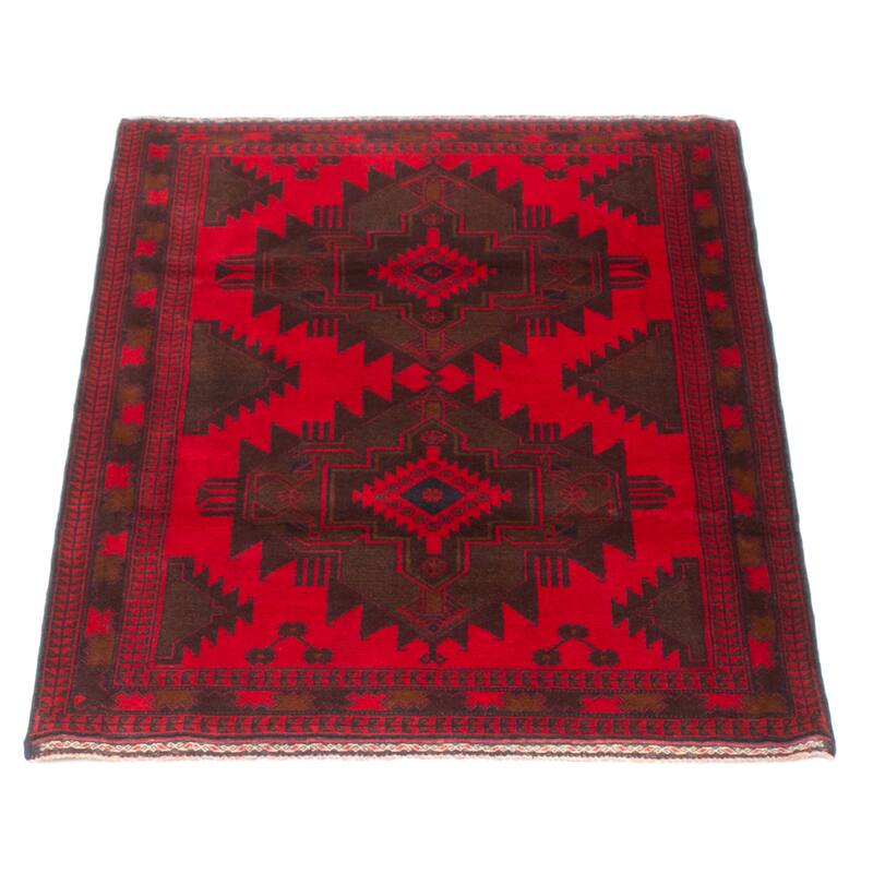 Teimani Brown Rug 3'4" x 5'1" - 3'4 x 5'1
