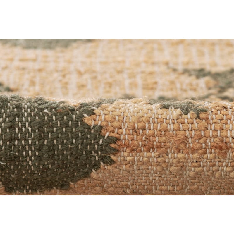 Erin Gates by Momeni Orchard Leaning Flower Hand Woven Wool and Jute Area Rug