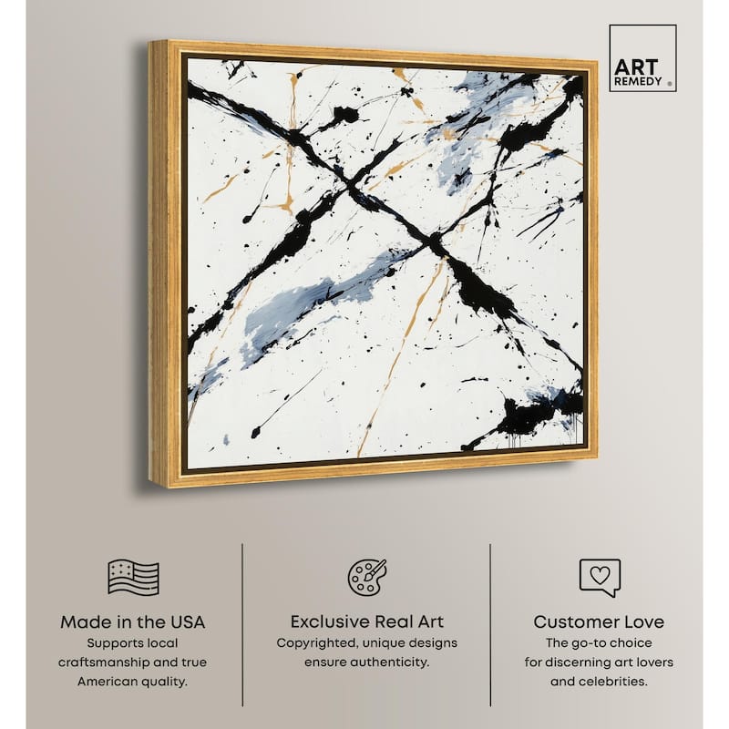 Splintered Impact II Canvas by Art Remedy