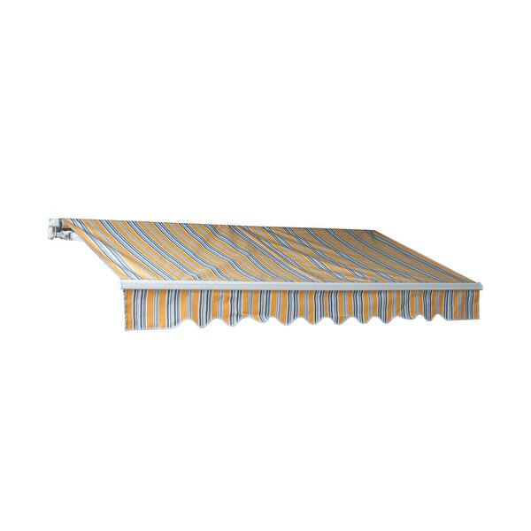 Shop Aleko Manual Retractable Home Patio 10 X 8 Ft Awning Multi