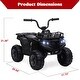 preview thumbnail 4 of 5, Kids Ride On ATV w/Remote Control 2 Speeds Black