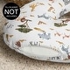 preview thumbnail 3 of 4, Sweet Jojo Designs Jungle Animals Boy Girl Gender Neutral Nursing Breastfeeding Pillow Cover (Pillow Not Included) Green Boho