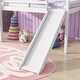 preview thumbnail 21 of 41, Twin Size Low Loft Bed with Slide, Ladder, Safety Guardrails, and Underbed Play and Storage Space for Boys Girls