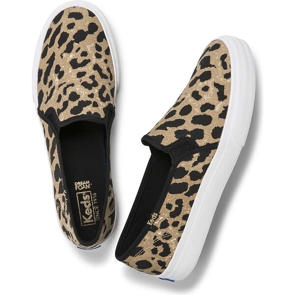 keds double decker leopard