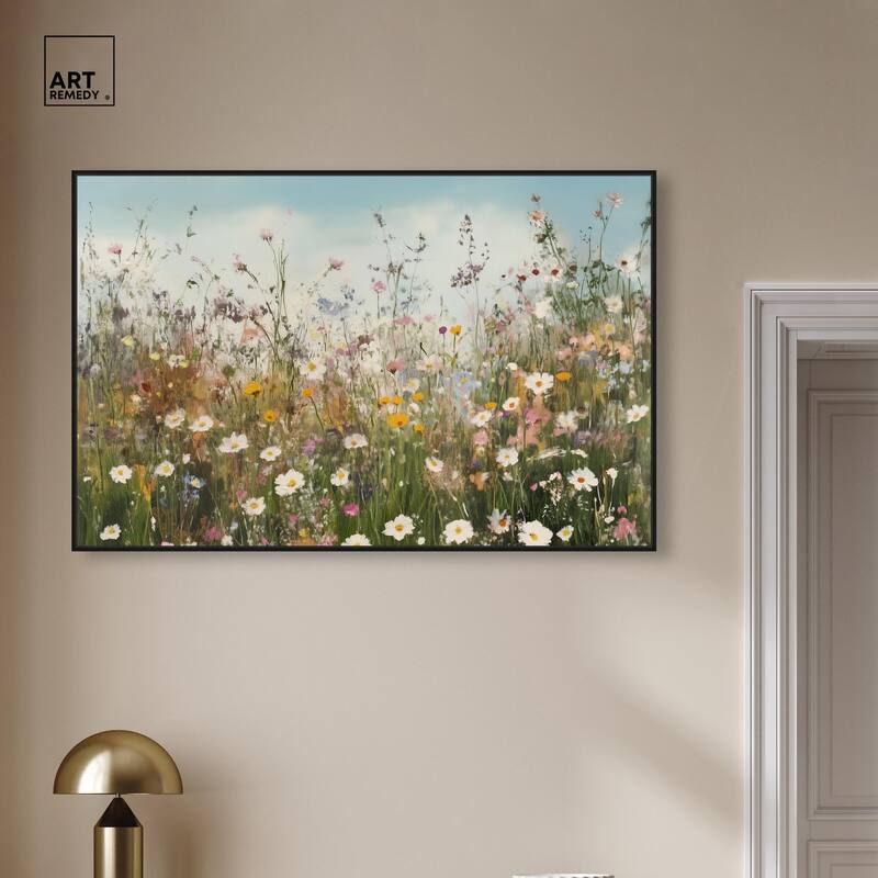 Glimmering Glade Garden III Canvas by Art Remedy