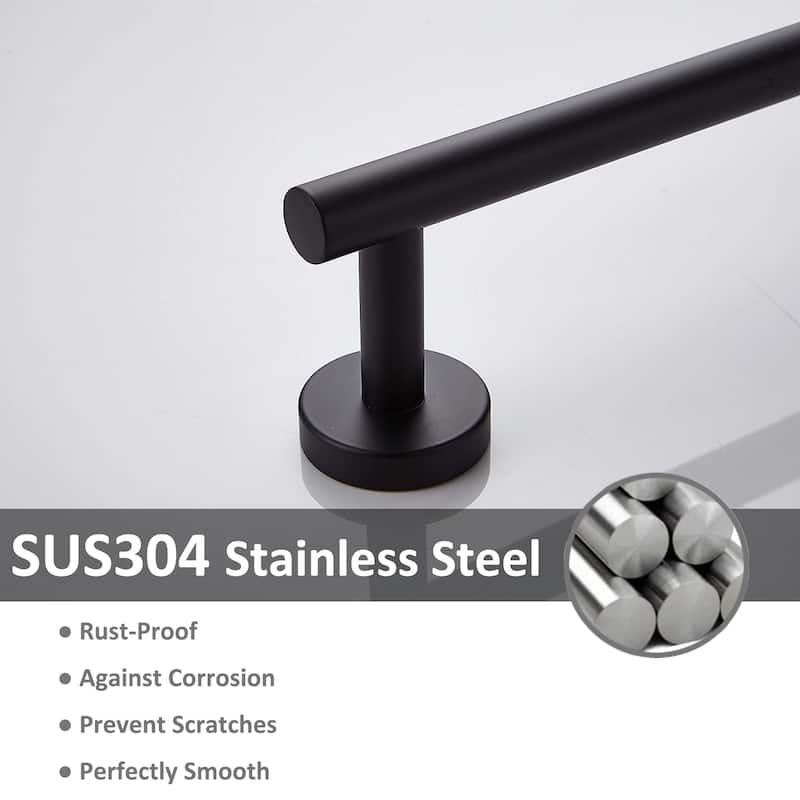 30in Wall Mounted Towel Bar in Stainless Steel