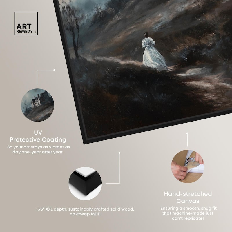 Wuthering Heights Cover Canvas by Art Remedy