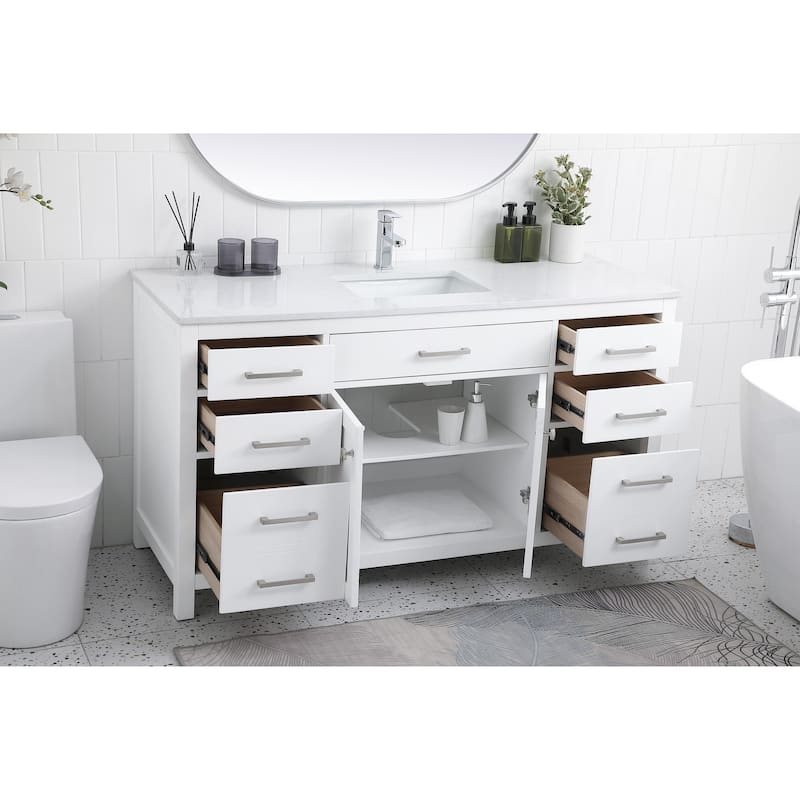 Prestige 42 - 60 Inch Single Bathroom Vanity