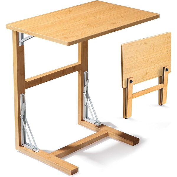 24 Folding C Shaped End Table Small Sofa Side Laptop Desk On Sale Bed Bath Beyond 40131165