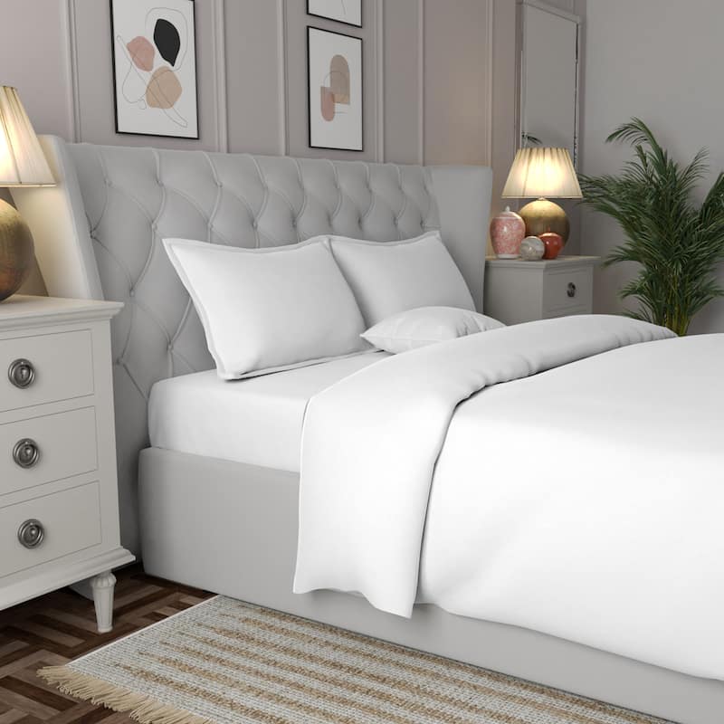 Purity Home Sateen 3 Piece Duvet Cover Set