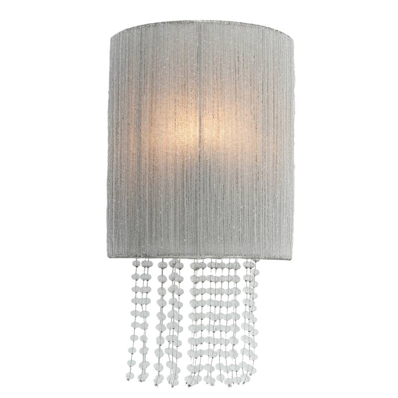 Metropolitan N1510 Crystal Reign 18" Tall Wall Sconce