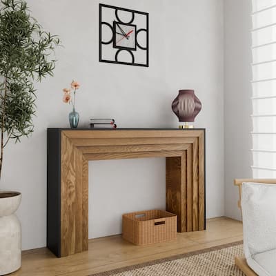 Rustic 47.24" Wood Console Table for Entryway or Living Room Use