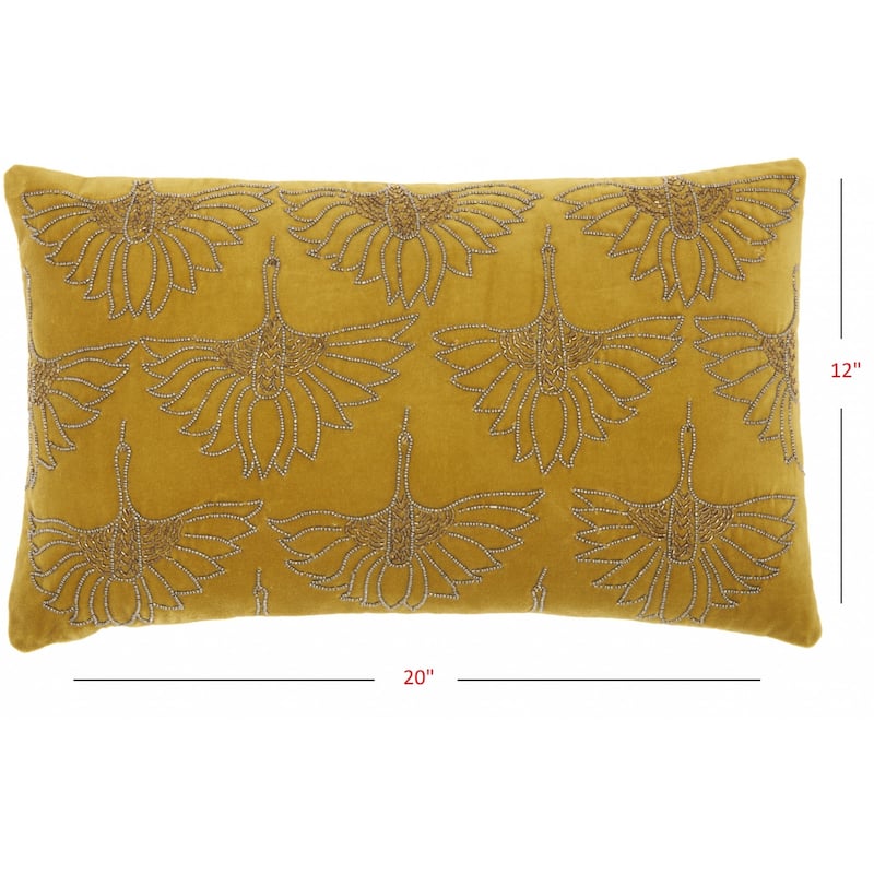 Brilliant Gold lumbar Pillow