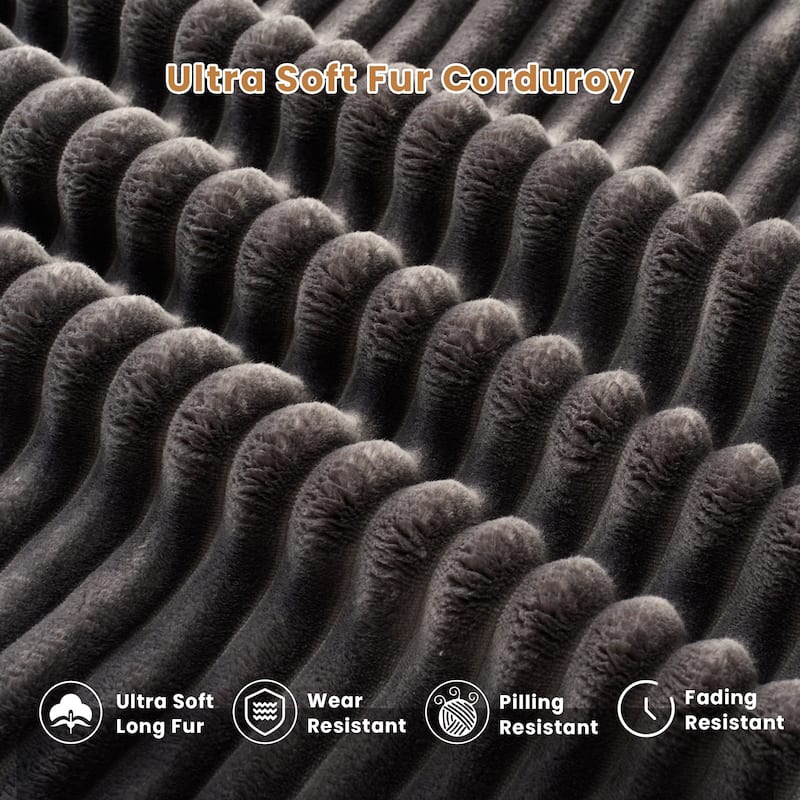 HOOOWOOO Modular Plush Upholstery L-shaped Sofa with Chaise Lounge